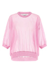 semi-transparent cotton blend sweater