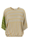 striped lurex sweater
