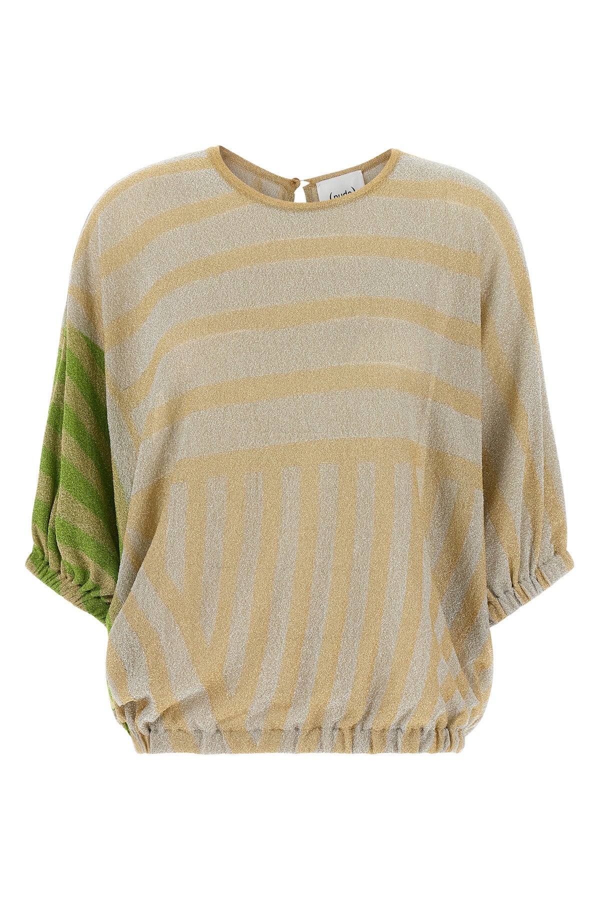 striped lurex sweater