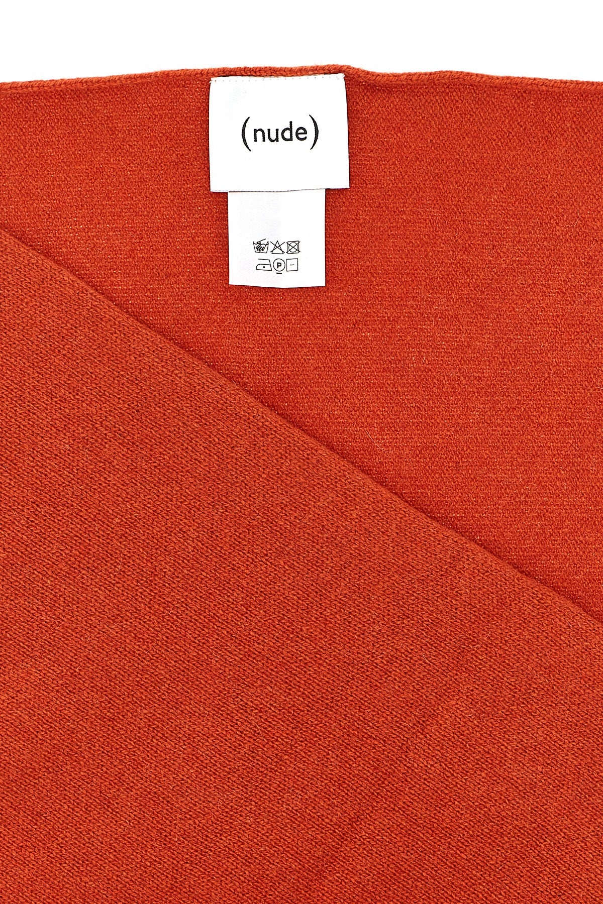 the (nude) pure cashmere scarf represents the essence of tactile luxury
