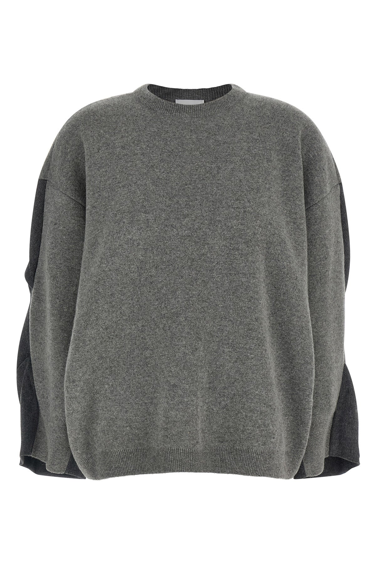 the nude crew neck sweater redefines contemporary knitwear through an oversized