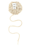 the floral accessory (nude) is distinguished by a sculptural construction in sof