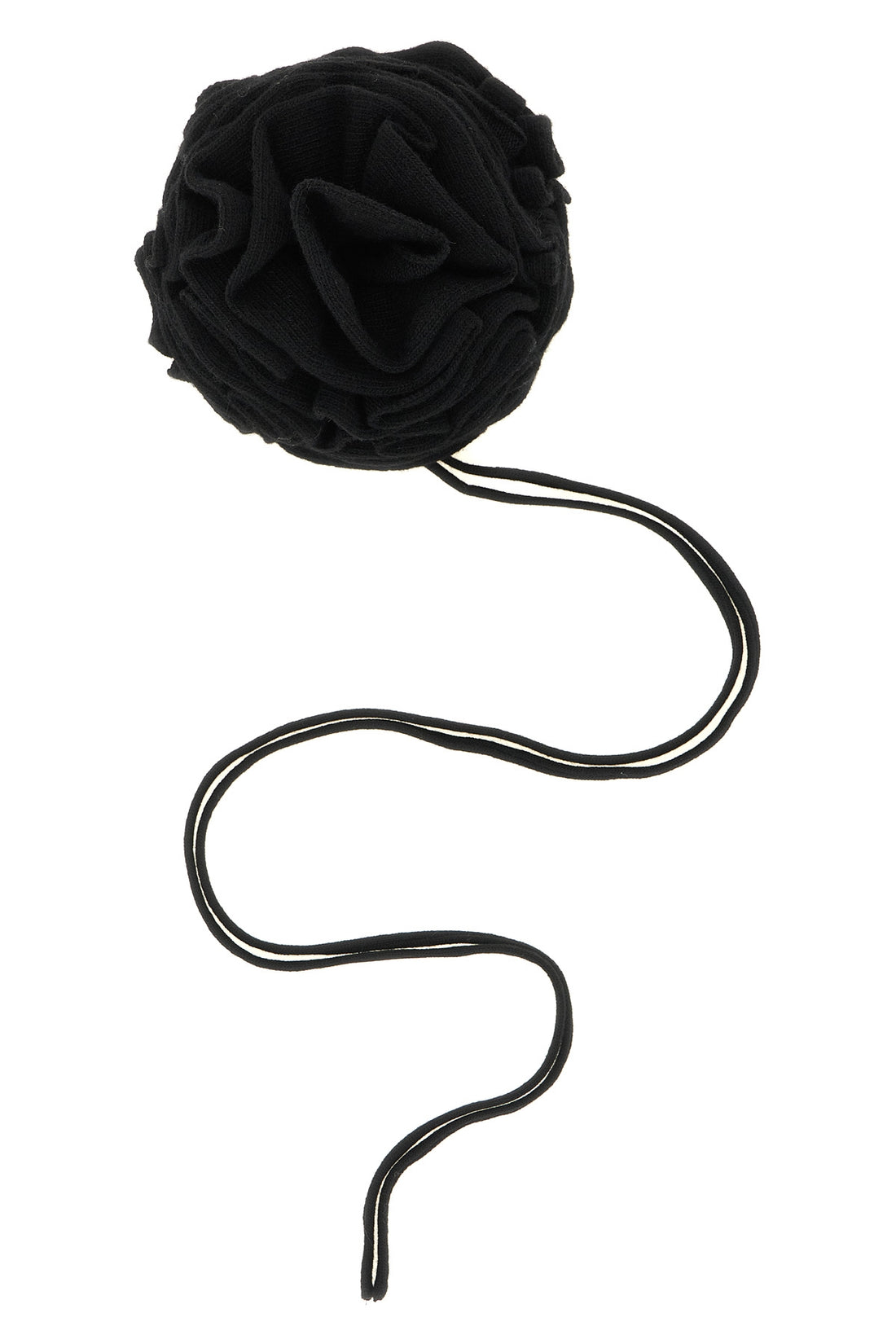 NUDE OS the accessory nude is distinguished by a sculptural knitting that recreates a de