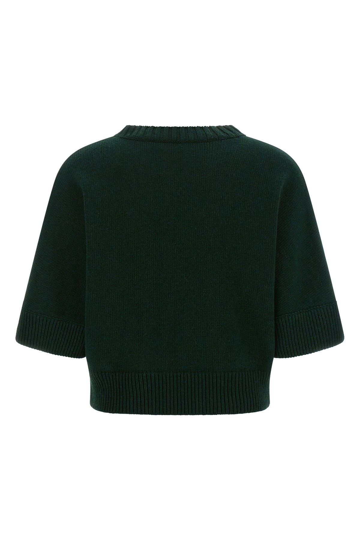 the nude short-sleeved shirt redefines the codes of contemporary knitwear throug