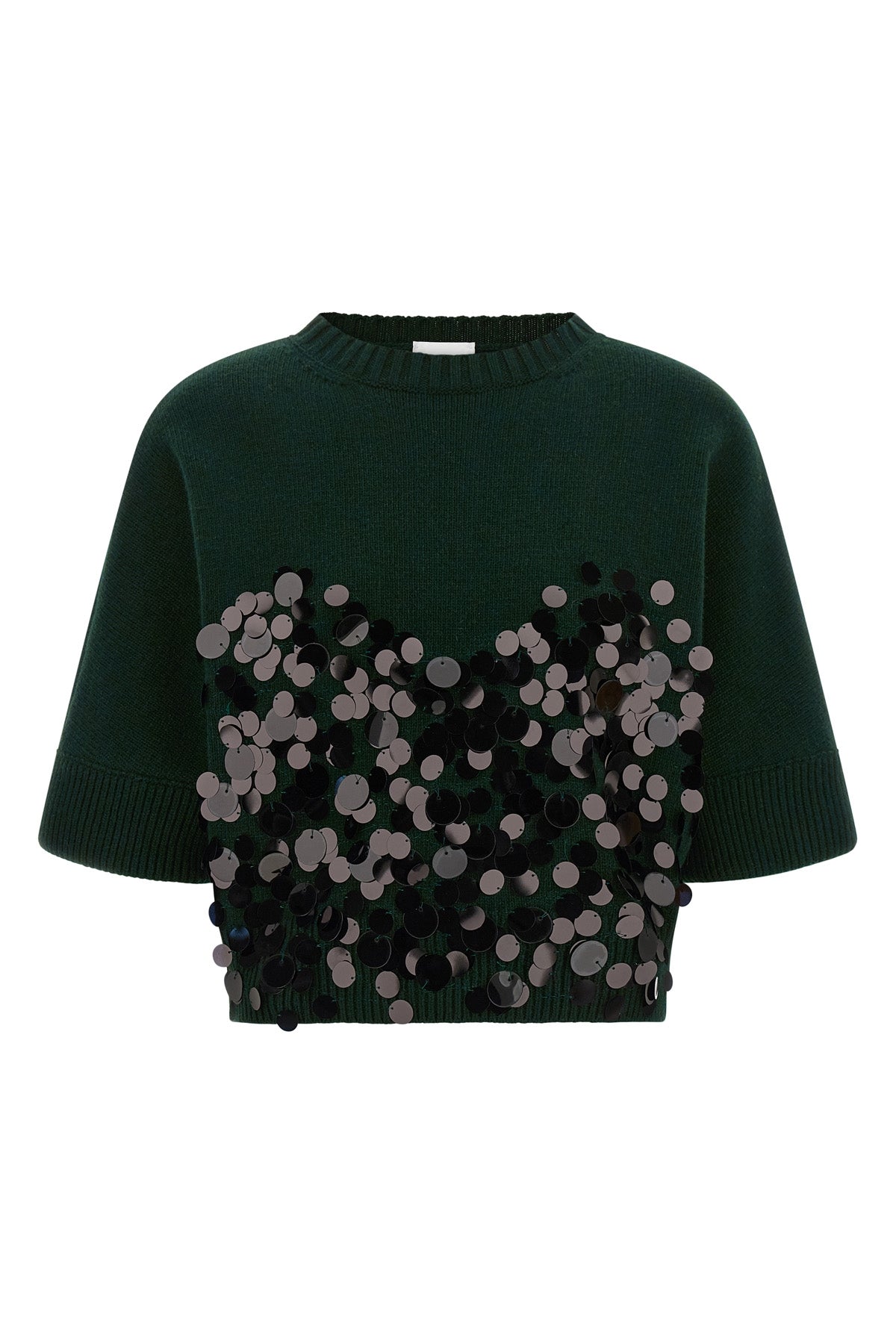 the nude short-sleeved shirt redefines the codes of contemporary knitwear throug