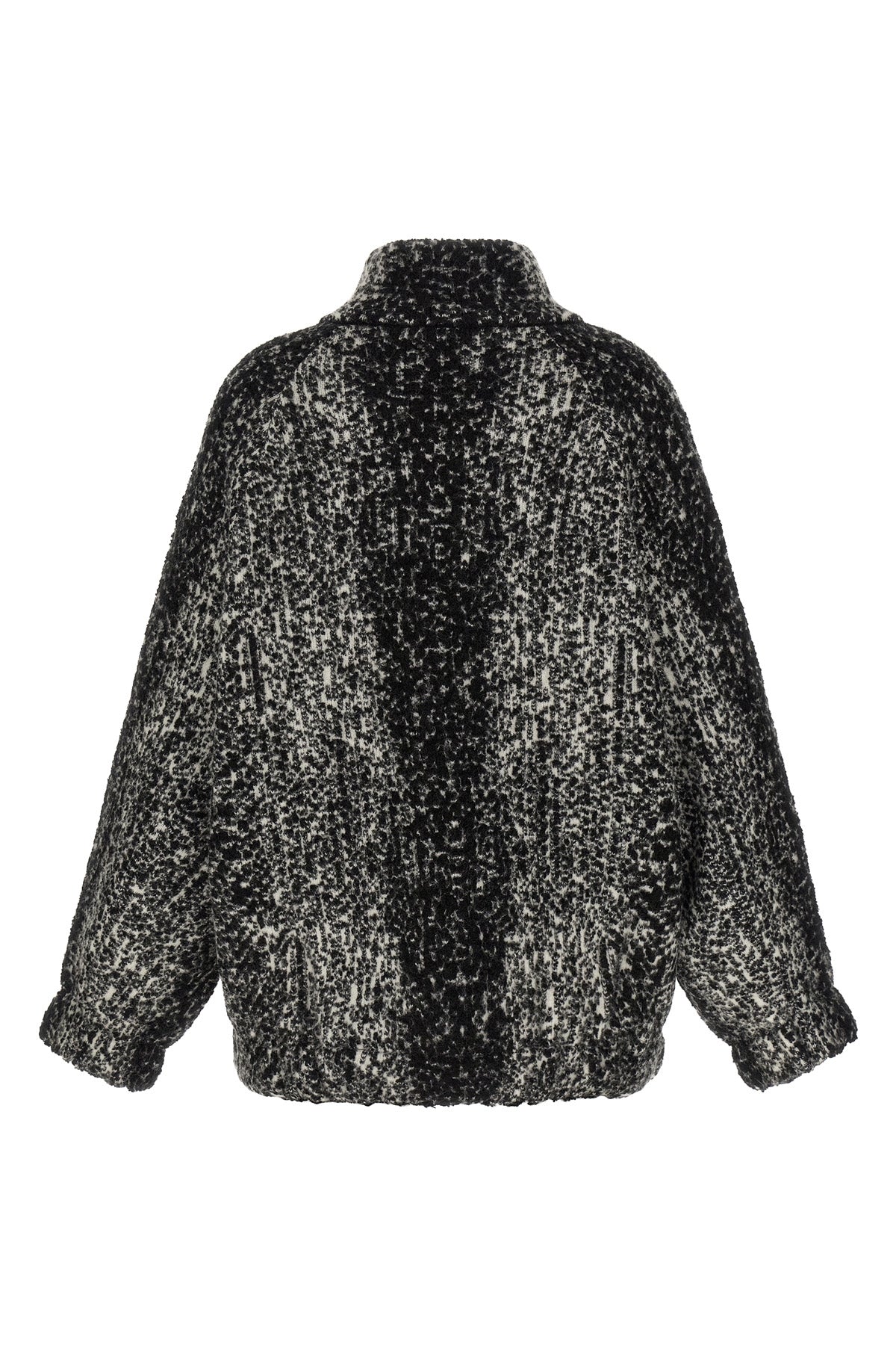 the knit bomber jacket nude redefines the codes of casual outerwear through a th