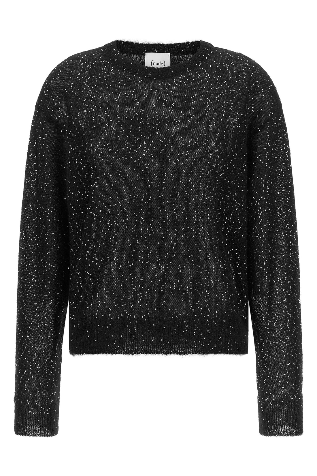 NUDE L the sweater (nude) defines a sophisticated aesthetic through a construction in f