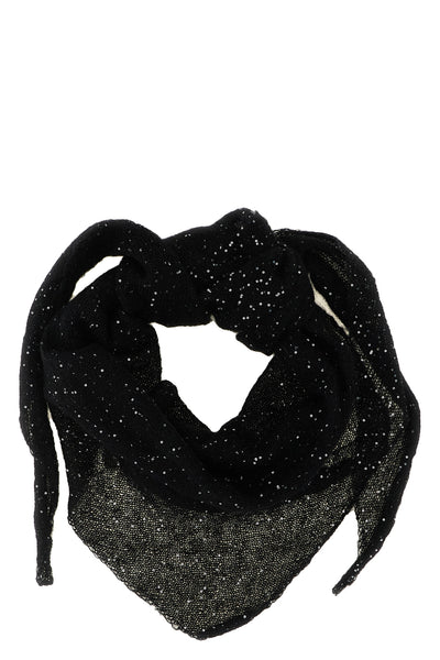 the nude scarf redefines evening elegance through an impalpable and luminous tex