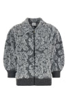 the nude cardigan is distinguished by a knit construction