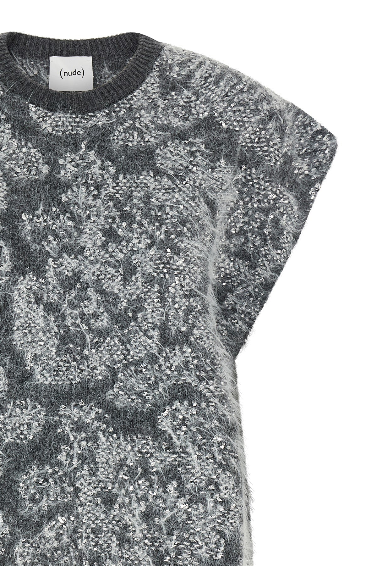 the nude crewneck knit sets new standards in contemporary knitwear through relax