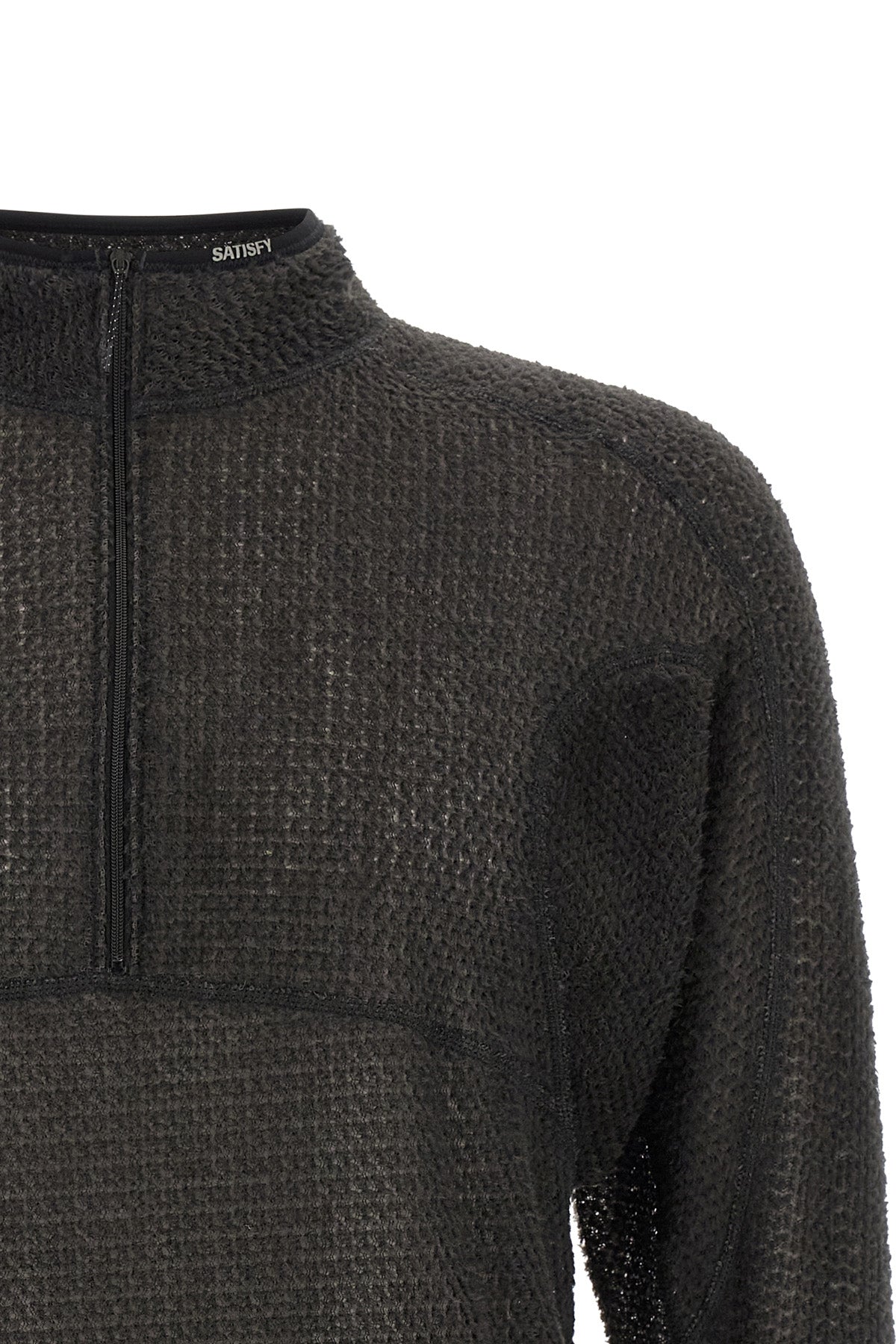 the satisfy fuzzfleece ad sweatshirt