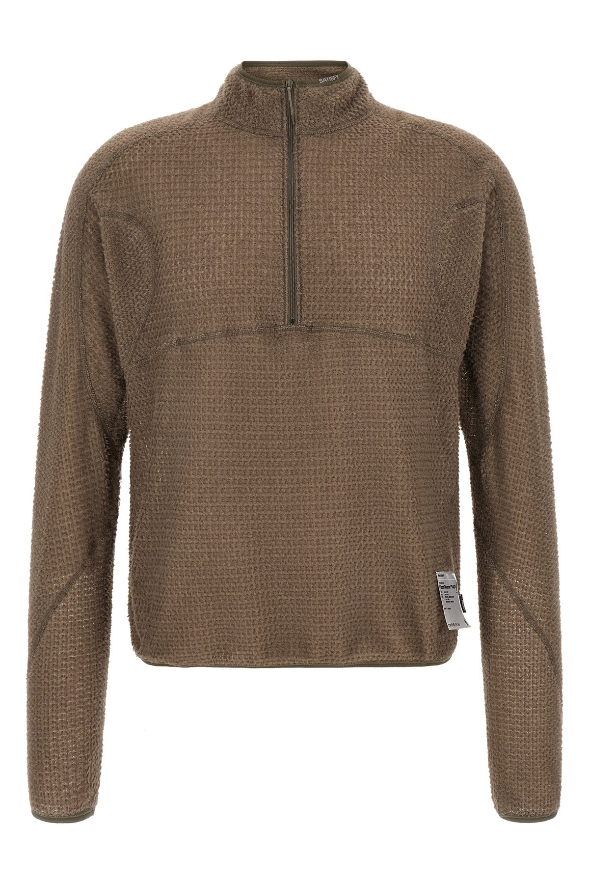 the satisfy fuzzfleece ad sweatshirt ridefinisce labbigliamento activewear a
