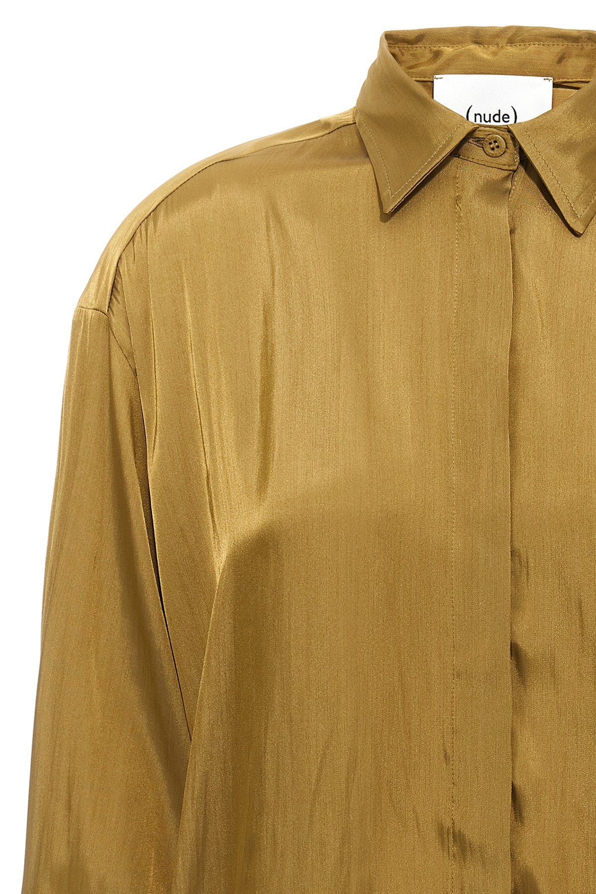 shirt in satin fabric