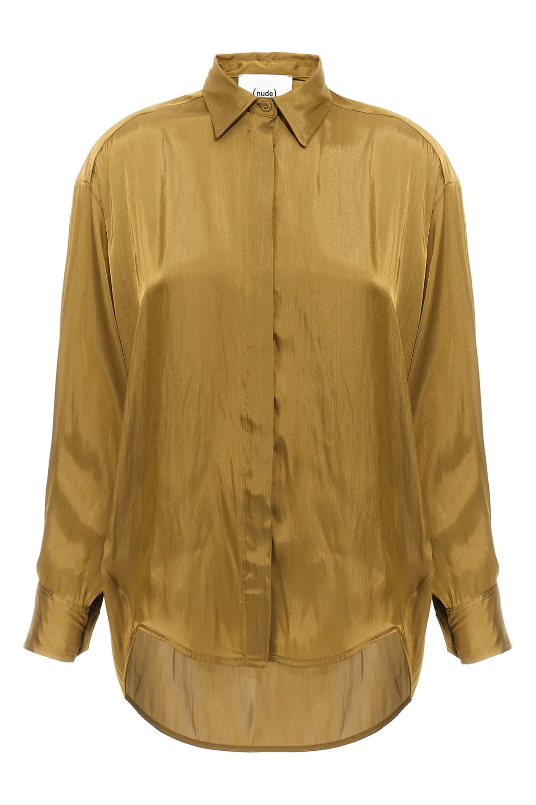NUDE 40 shirt in satin fabric