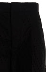 t-shirt by nude black cotton plissè