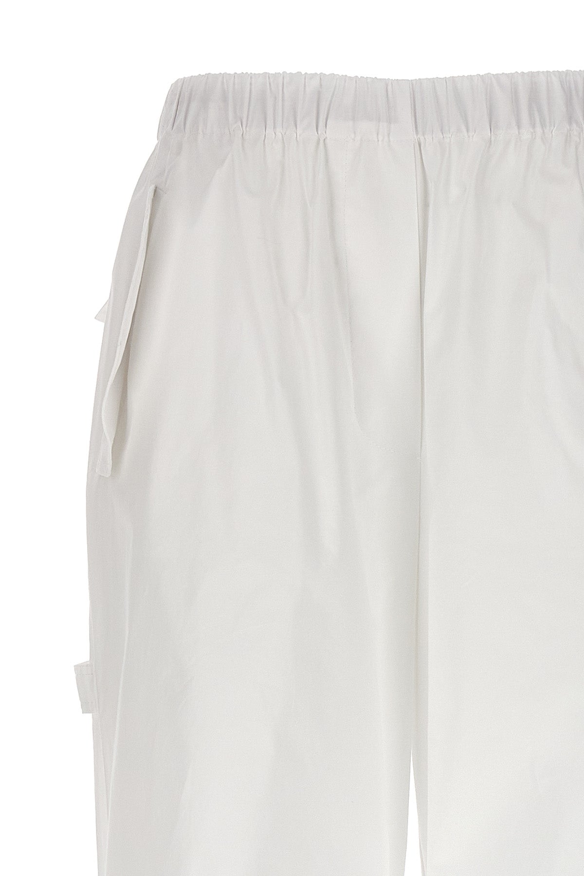 cargo trousers in cotton poplin