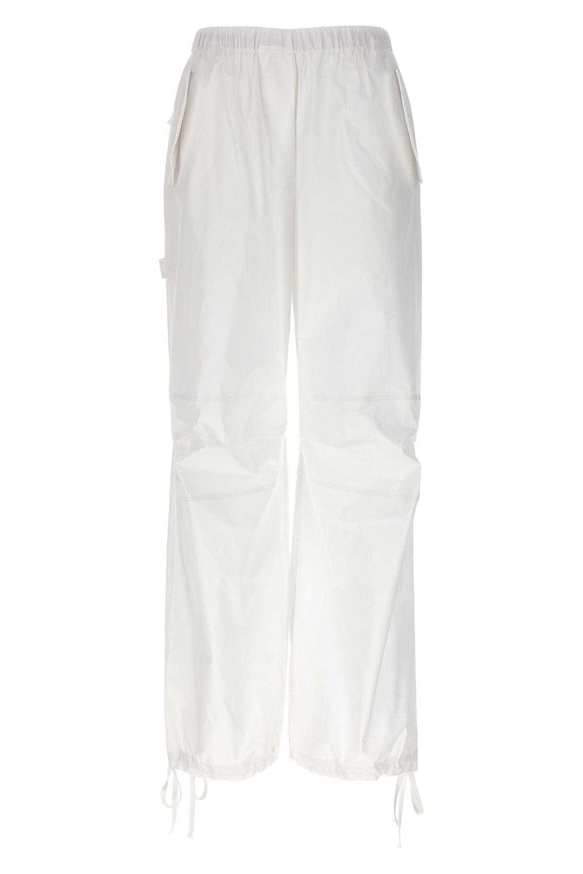 cargo trousers in cotton poplin