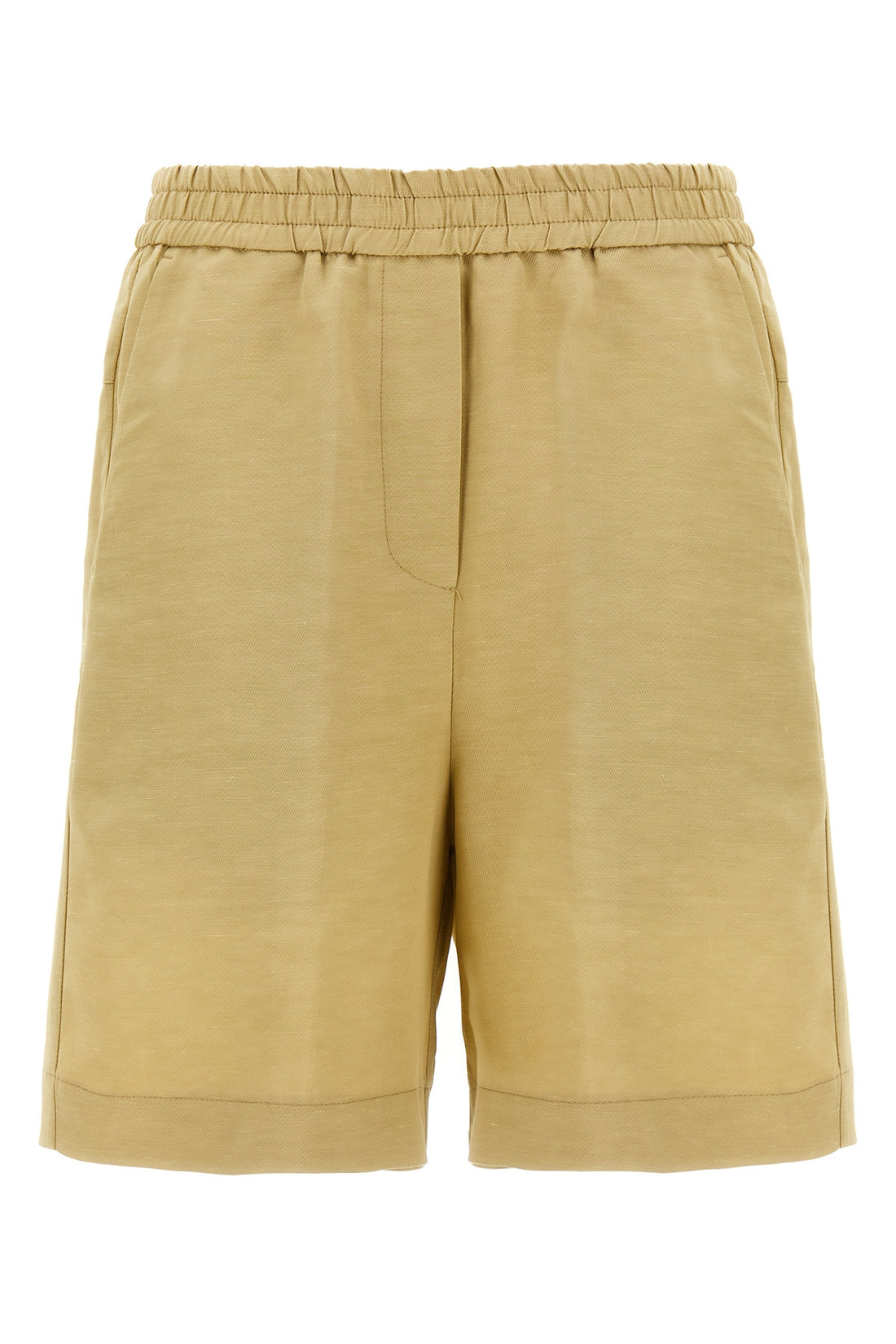 NUDE 38 bermuda shorts in viscose and linen blend