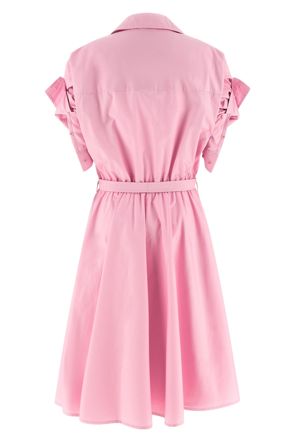 cotton poplin midi dress