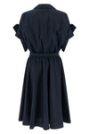 cotton poplin midi dress