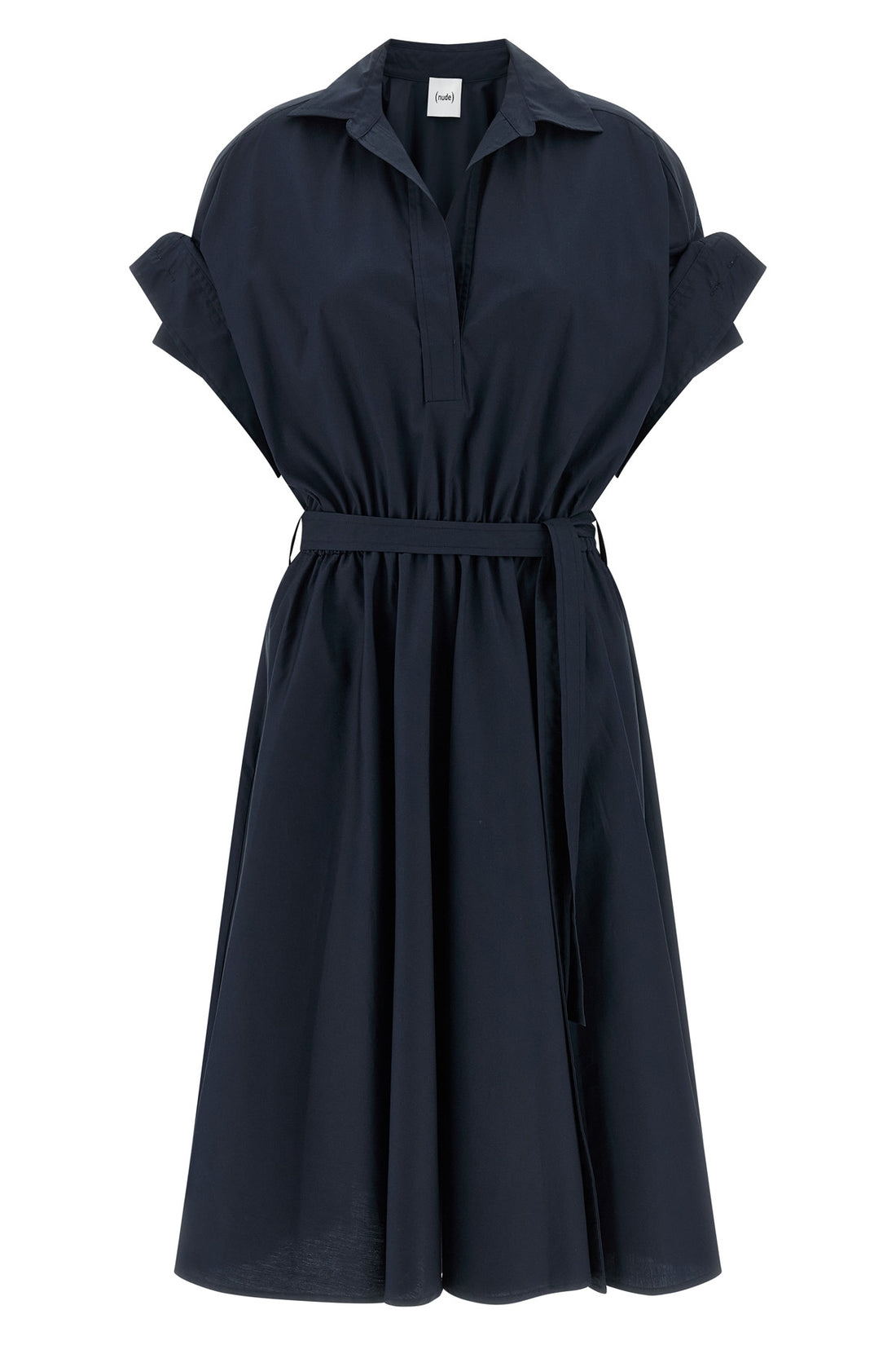 NUDE 38 cotton poplin midi dress