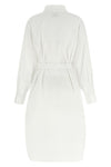 chemisier midi dress in cotton poplin