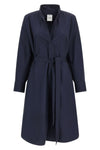chemisier midi dress in cotton poplin