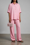 fluid viscose trousers