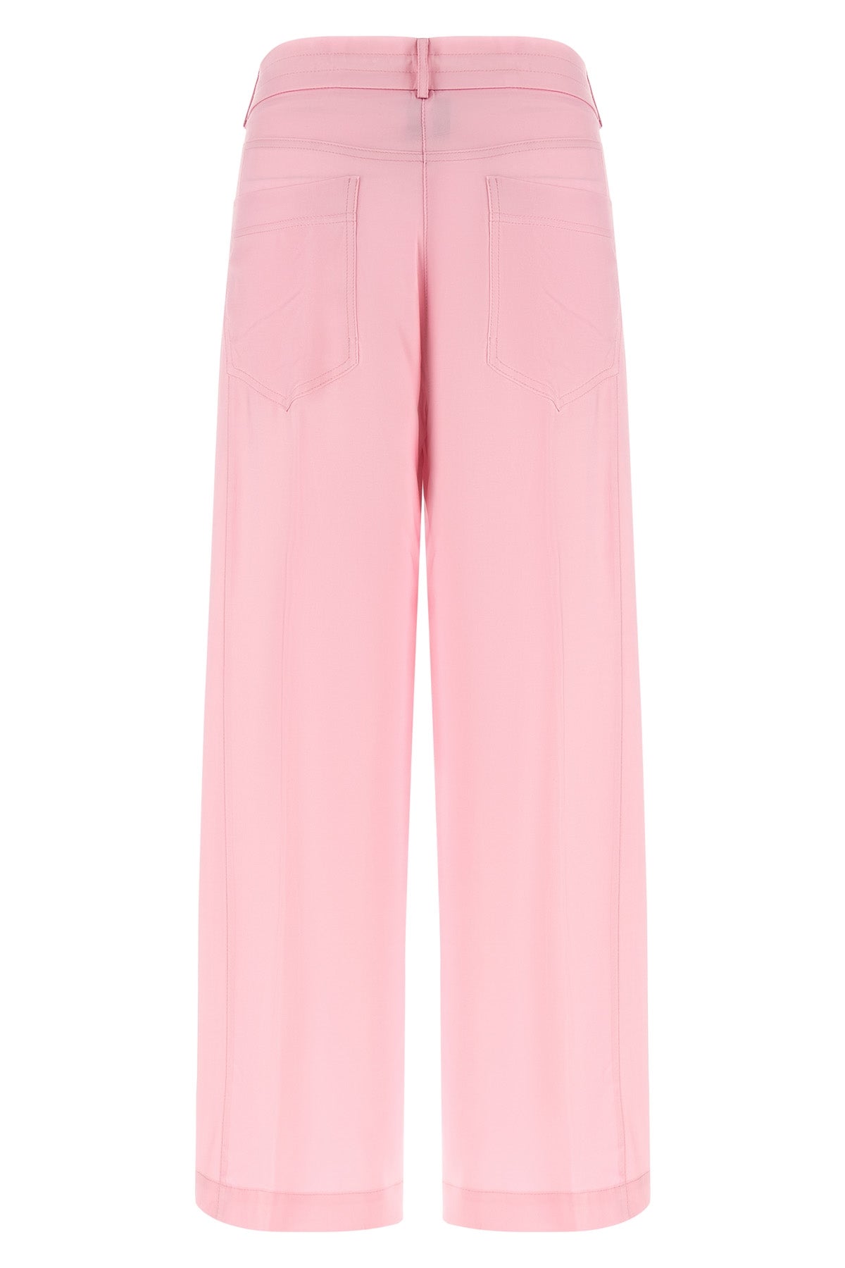 fluid viscose trousers
