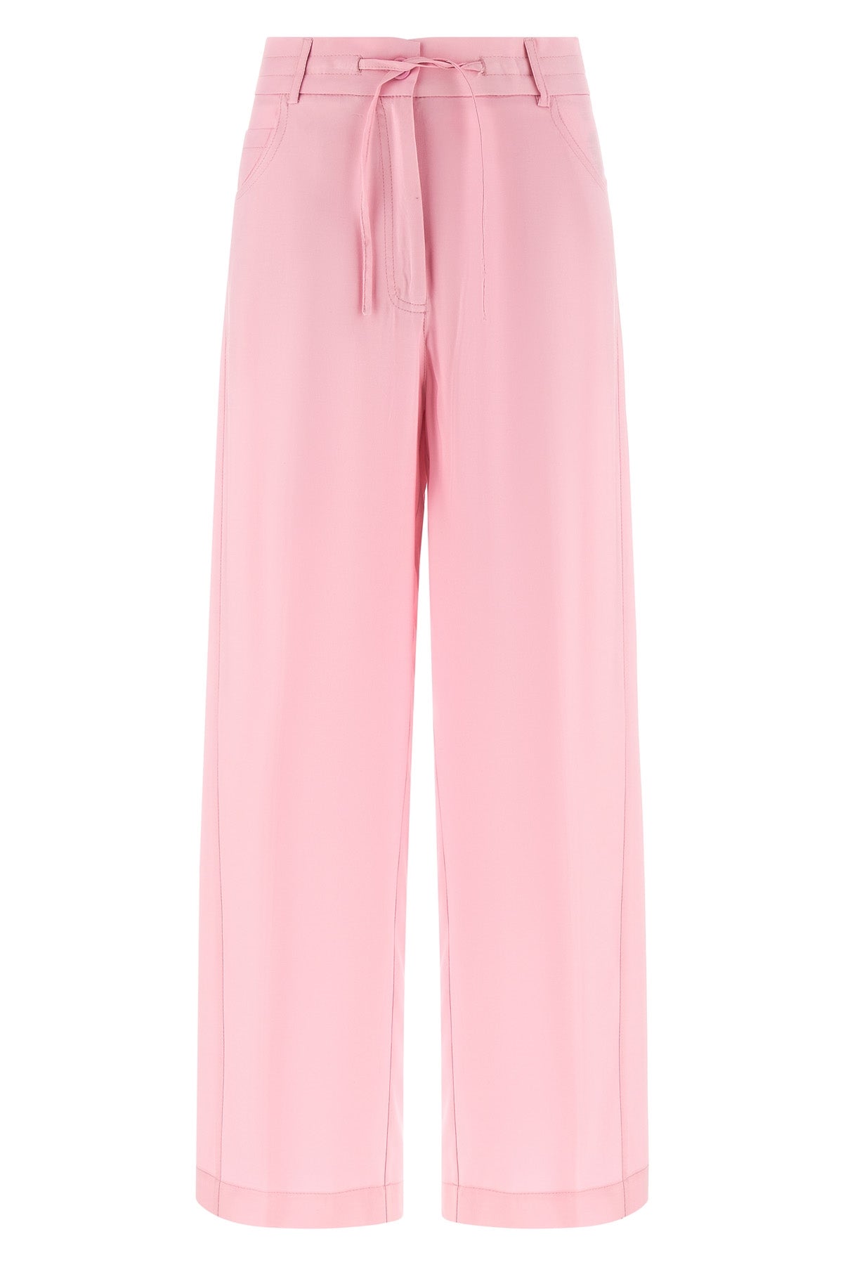 fluid viscose trousers