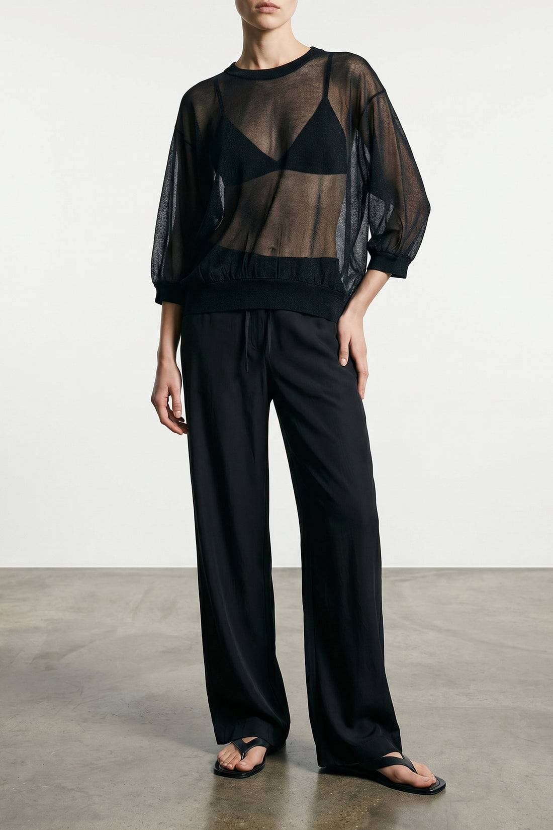 NUDE 46 fluid viscose trousers