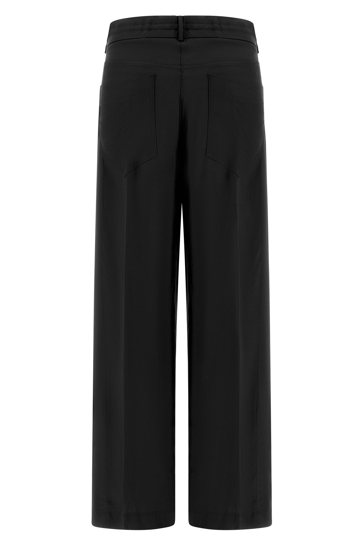 fluid viscose trousers
