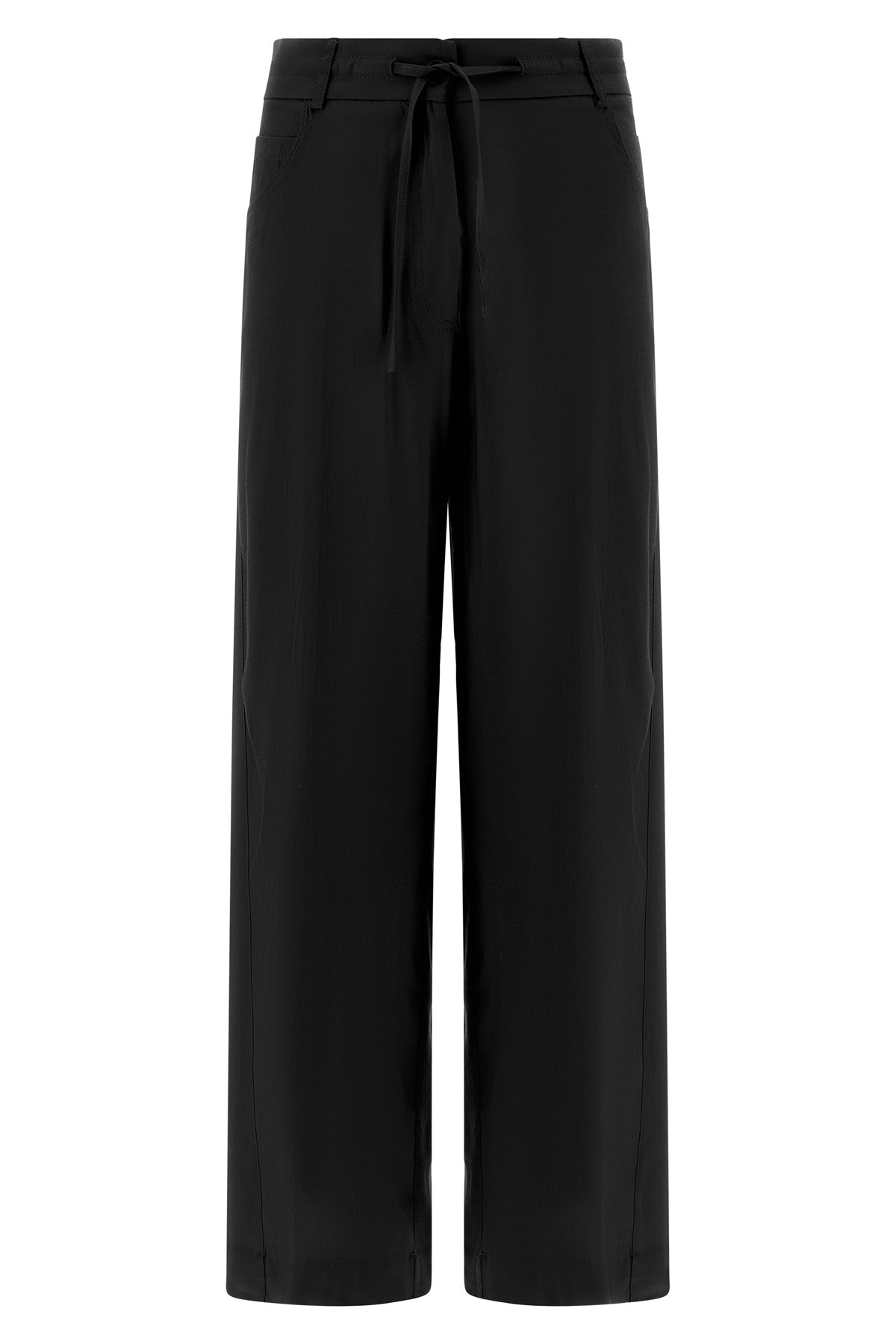 fluid viscose trousers