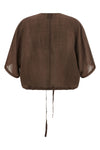 linen blend blouse