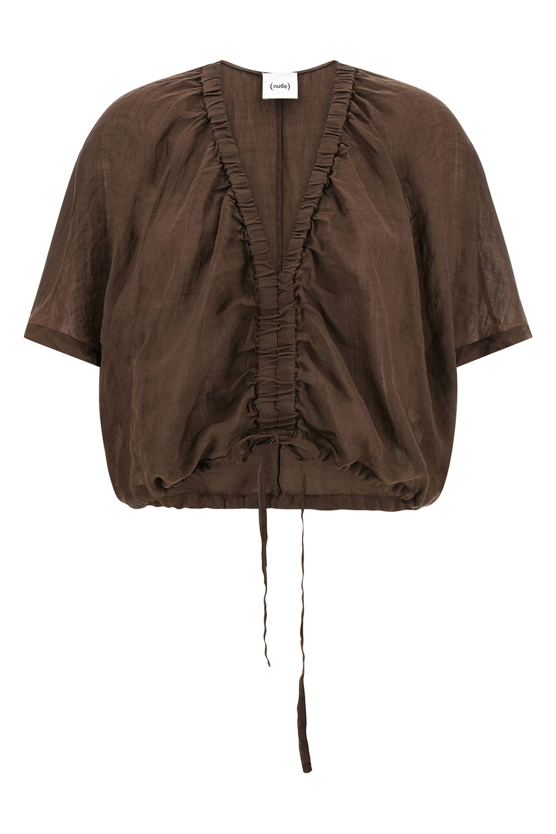 NUDE 44 linen blend blouse