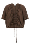 linen blend blouse