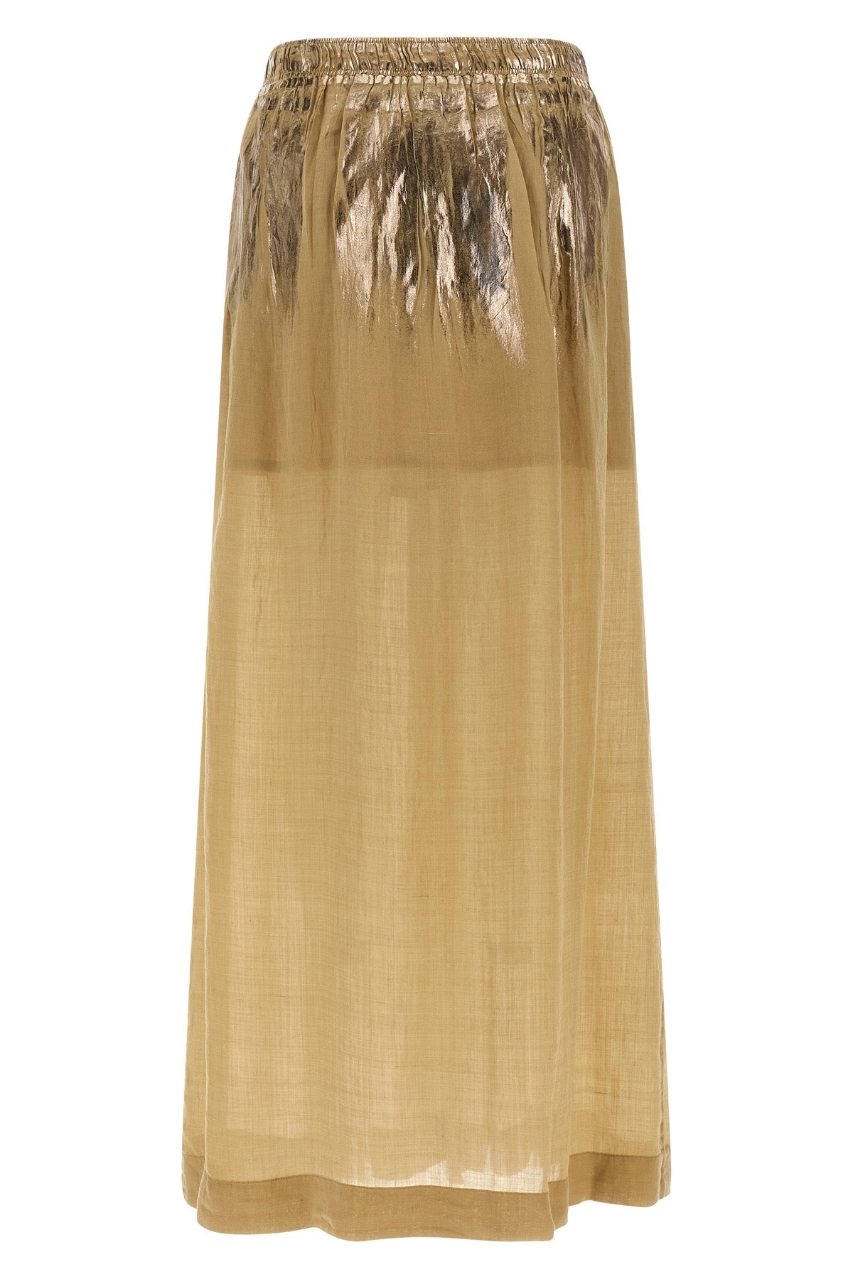 long skirt in linen blend