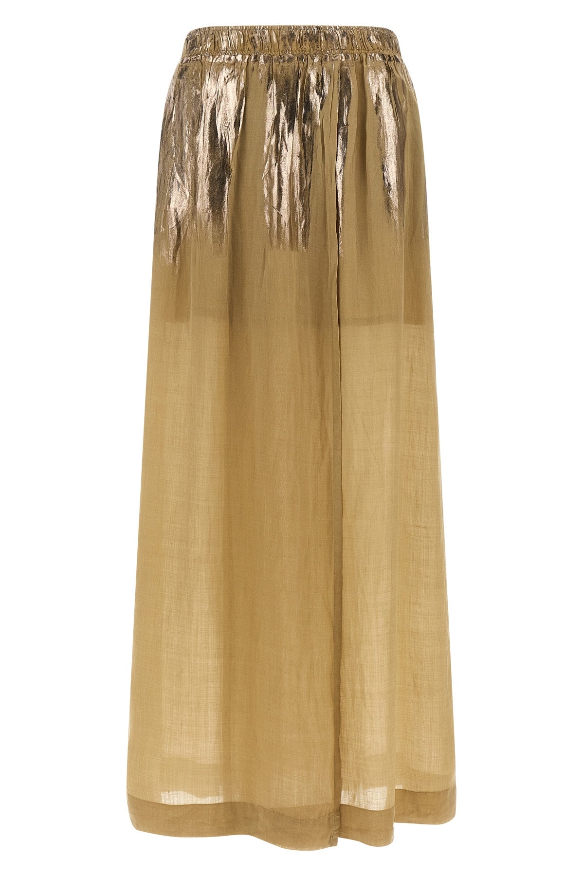 long skirt in linen blend