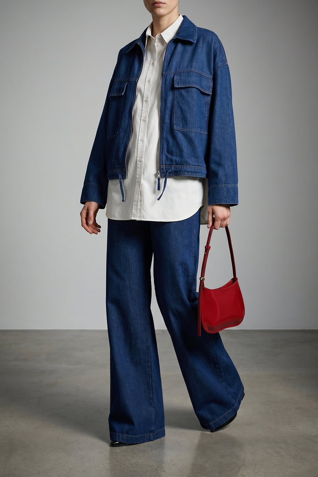 NUDE 42 blake wide denim jacket
