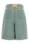 kate stone washed cotton denim bermuda shorts