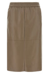 the midi skirt nude redefines the codes of everyday wardrobe through an essentia