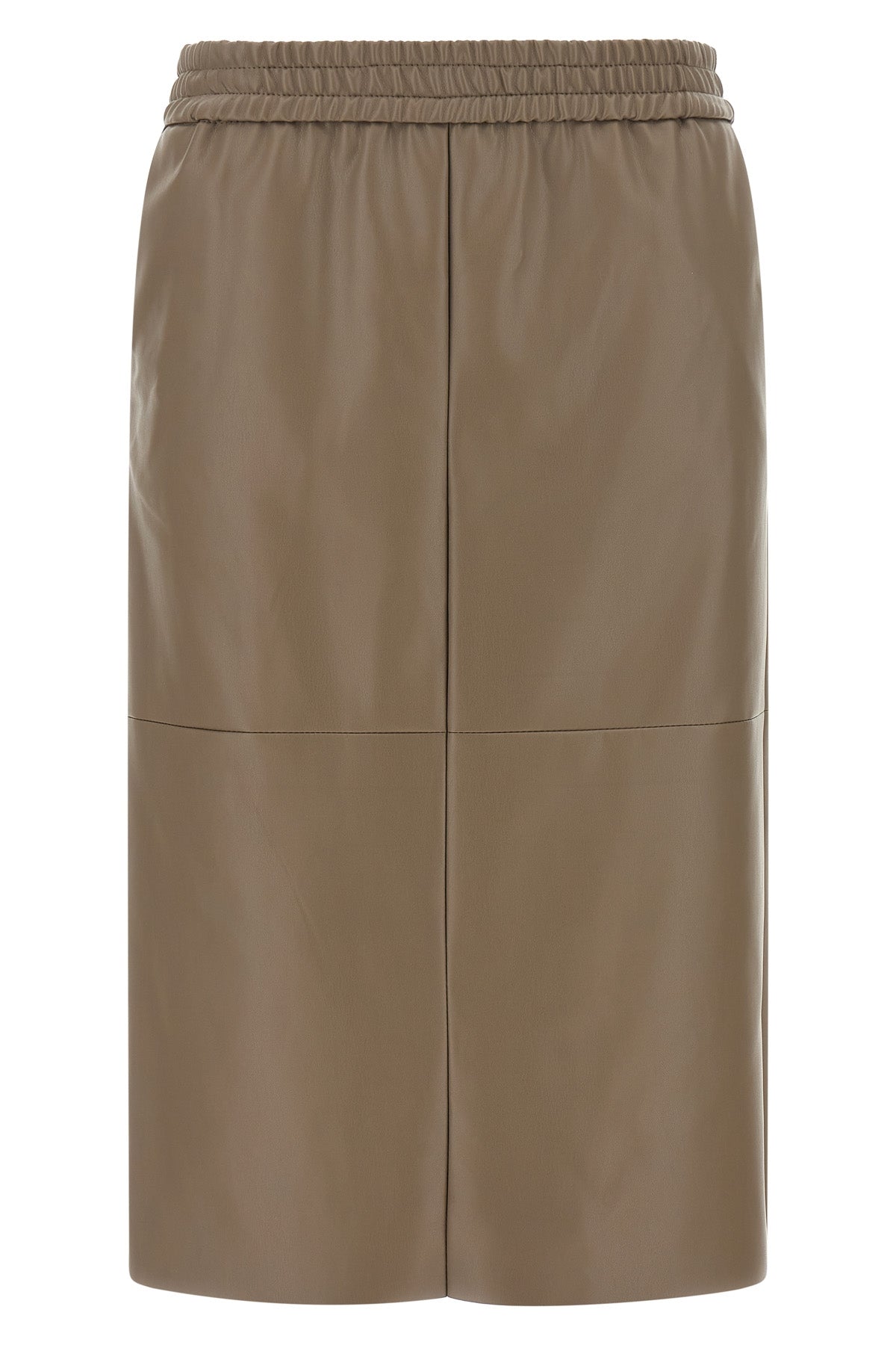 the midi skirt nude redefines the codes of everyday wardrobe through an essentia