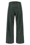 nude pants redefine the concept of volume through a wide and relaxed silhouette