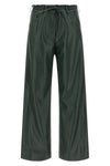 nude pants redefine the concept of volume through a wide and relaxed silhouette