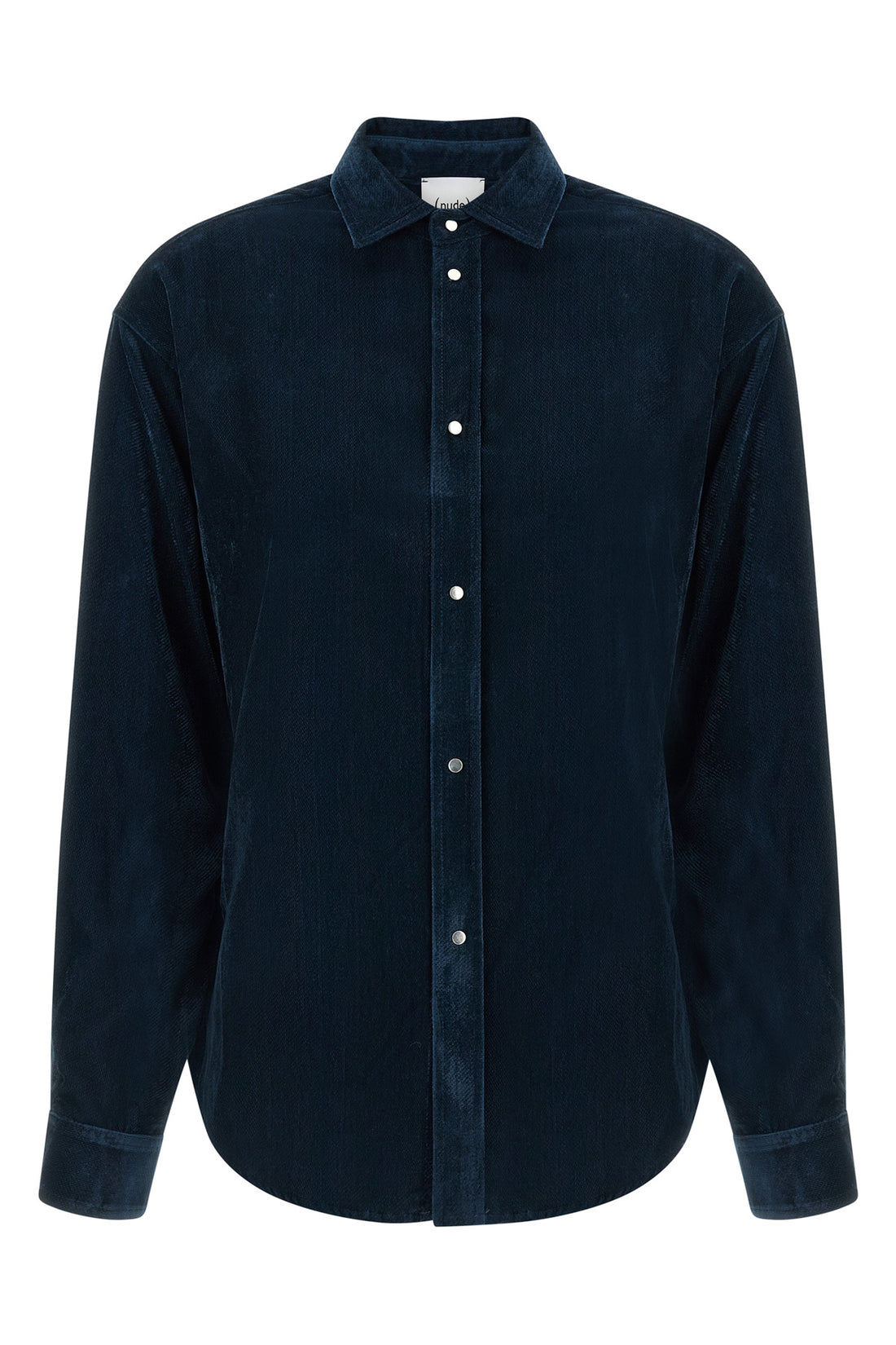NUDE 38 the nude shirt redefines the codes of everyday wardrobe through a relaxed silhou