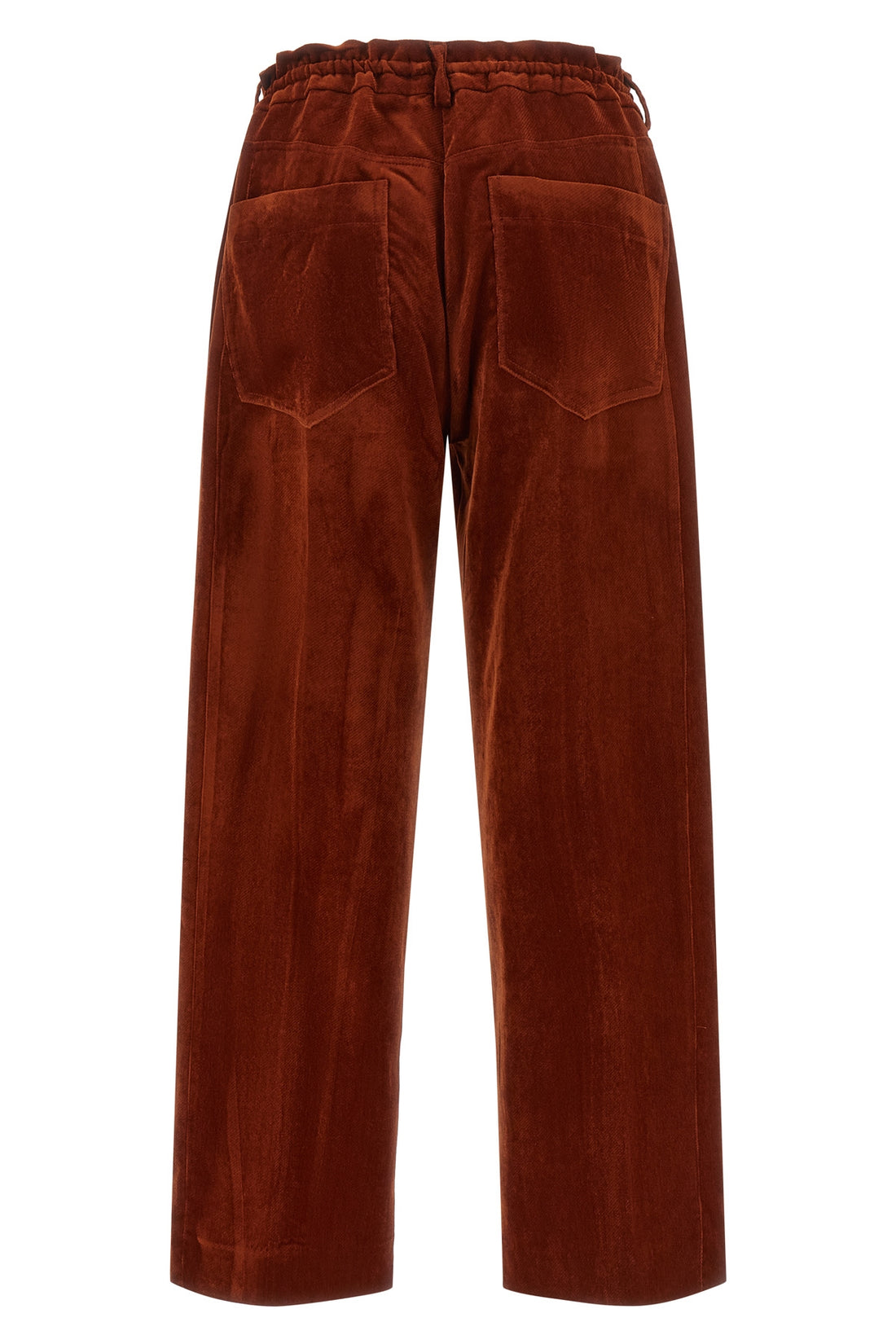 NUDE 38 nude pants are distinguished by a wide and relaxed silhouette