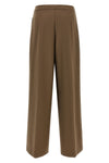the palazzo nude pants are distinguished by a wide and structured silhouette