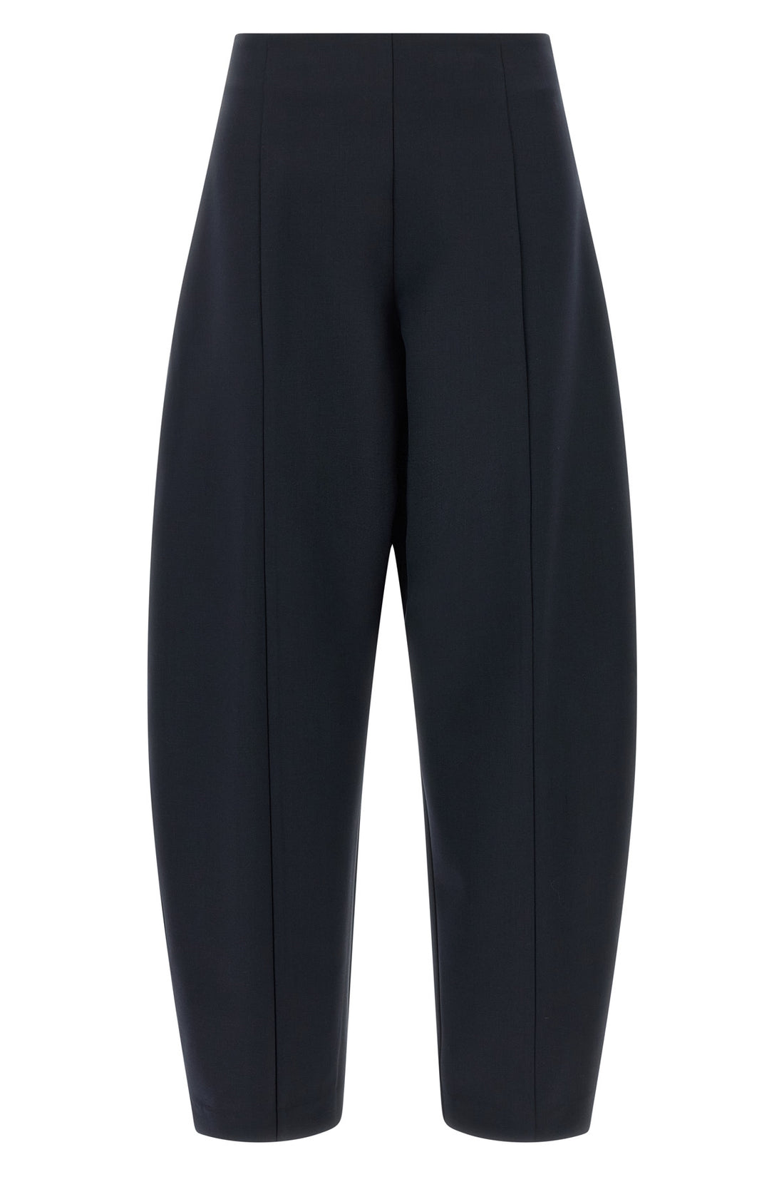 NUDE 38 the nude pants define new volumes through a rigorous sartorial construction