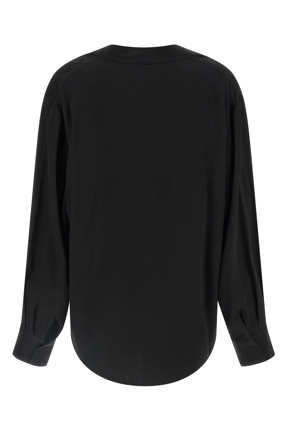 (nudes) long-sleeved blouse redefines minimalist elegance through a fluid silho