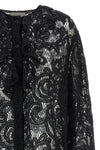 the nude shirt redefines the codes of transparency through a complex floral lace